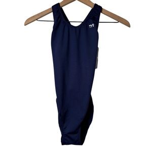 TYR WOMEN'S SOLID NAVY FEM MAXFIT-A SIZE 30 OR SMALL BRAND NEW WITH TAGS